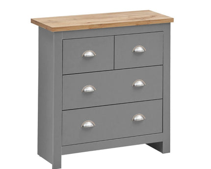 Lisbon - 3-Piece Set - 3 Door Wardrobe, 4 Drawer Chest & 2 Drawer Bedside Table
