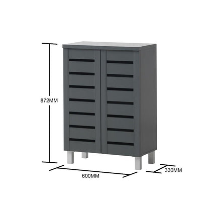 Essentials - Contemporary 2 Door Storage Cabinet