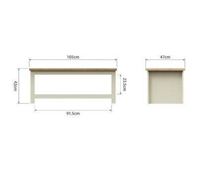 Cream Coffee Table