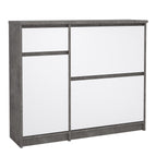 Concrete and White High Gloss