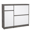 Concrete and White High Gloss