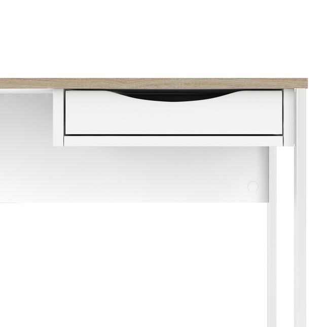 Function Plus Desk 1 Drawer Scratch Resistant Laminate 110cm