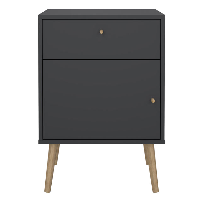 Cumbria Bedside Table 1 Door 1 Drawer Laminate