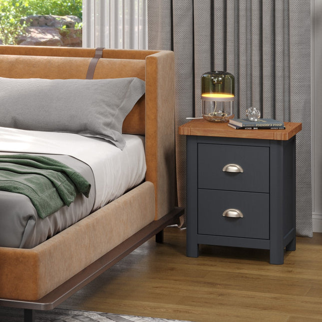 Highland Home - Bedside Cabinet - 2 Drawer
