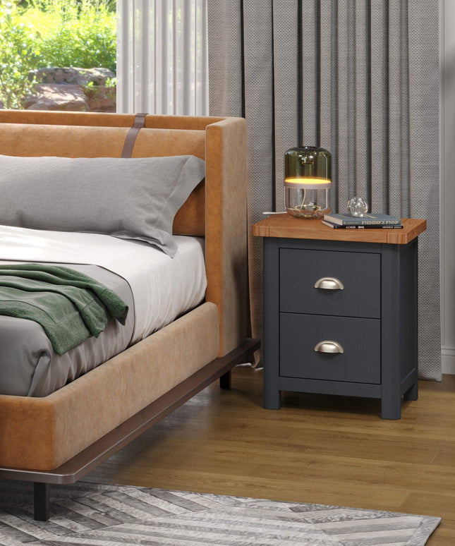 Highland Home - Bedside Cabinet - 2 Drawer