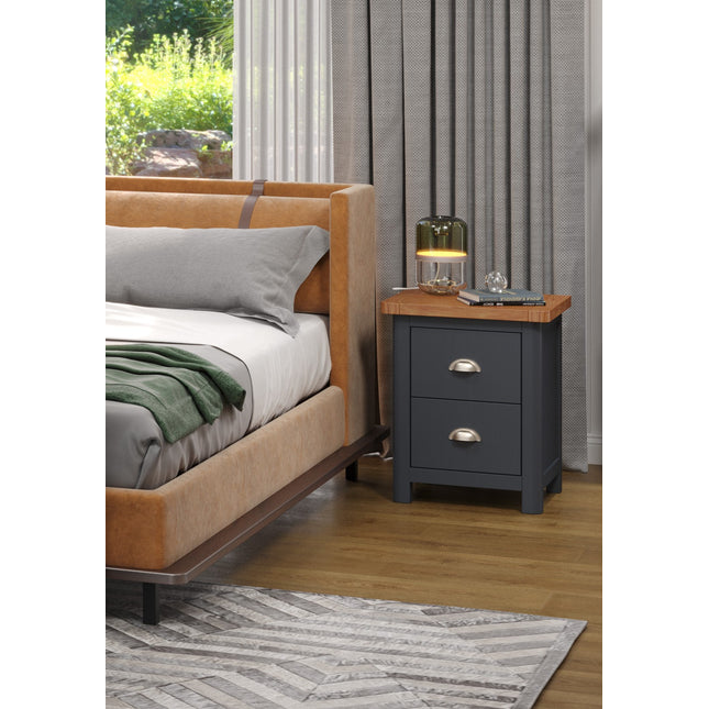 Highland Home - Bedside Cabinet - 2 Drawer