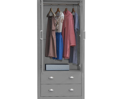 Lisbon - 3-Piece Set - 3 Door Wardrobe, 4 Drawer Chest & 2 Drawer Bedside Table
