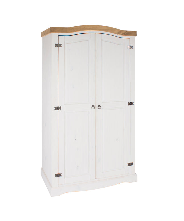 Corona - Solid Pine 2-Door Wardrobe