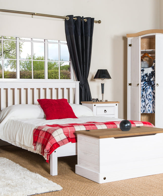 Corona - Solid Pine 2-Door Wardrobe
