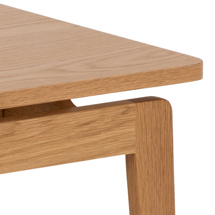 Essex Square Coffee Table Oak Veneer 80cm