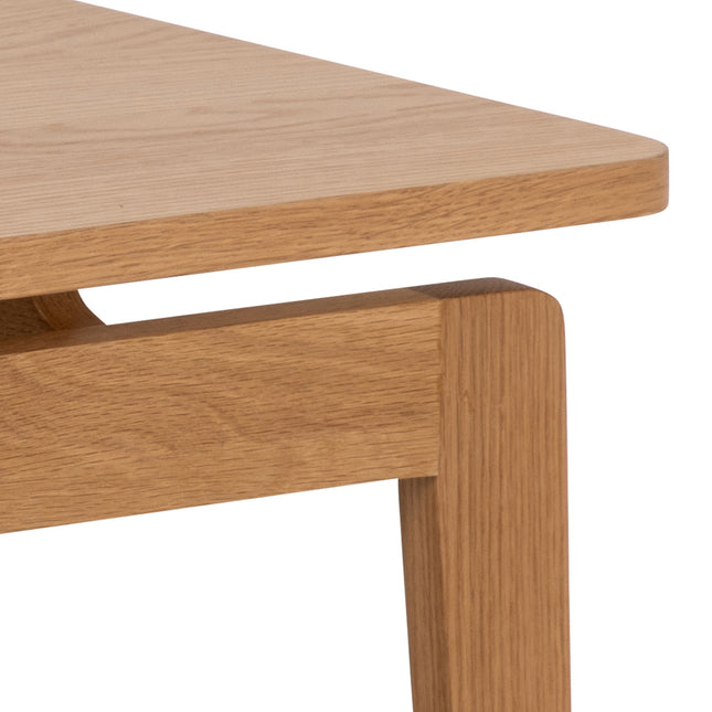 Essex Coffee Table Oak Veneer Modern 120cm