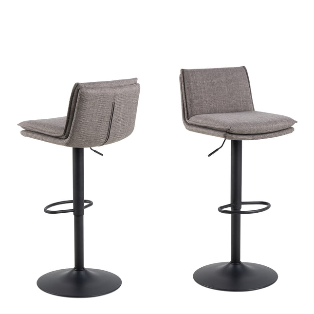 Flynn Swivel Bar Stool Height Adjustable Upholstered Modern