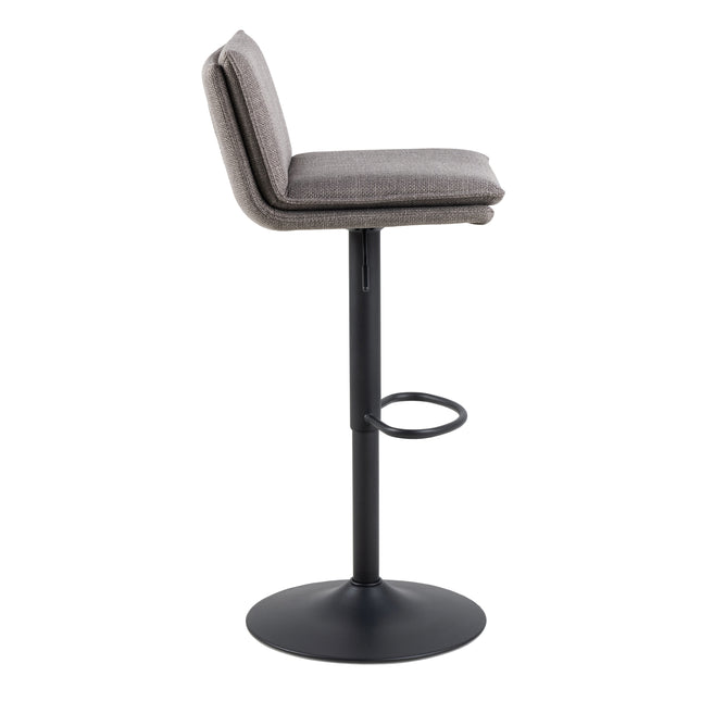 Flynn Swivel Bar Stool Height Adjustable Upholstered Modern