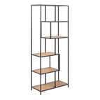 Black Metal - Oak Shelves