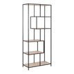 Black Metal - Sonoma Oak Shelves