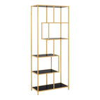 Gold Metal - Black Shelves