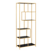 Gold Metal - Black Shelves