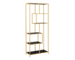 Gold Metal - Black Shelves