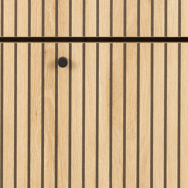 Albany Shoe Storage 3 Door Oak Effect Flip Down 72cm