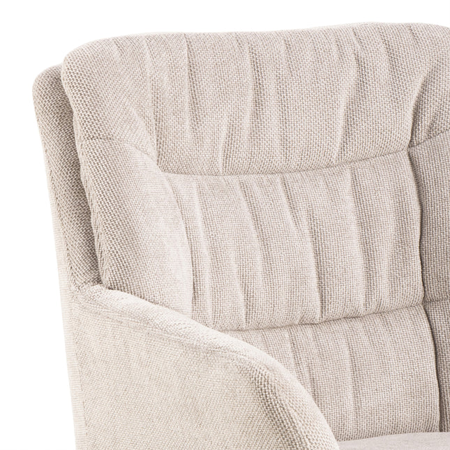 Alonso Dining Chair Swivel Upholstered with Armrests Set of