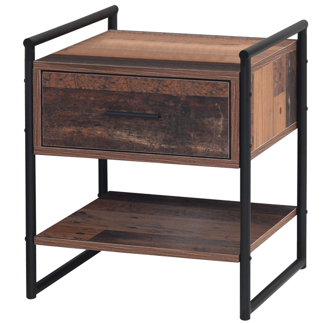Abbey - Bedside Table - 1 Drawer