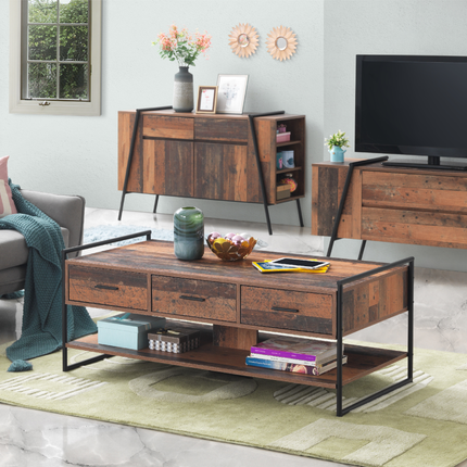 Abbey - Coffee Table - 3 Drawers