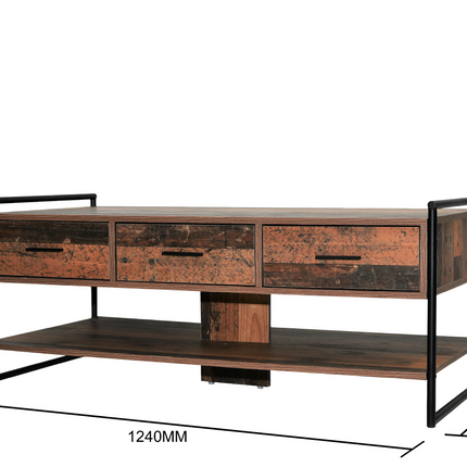 Abbey - Coffee Table - 3 Drawers