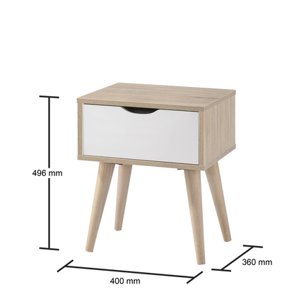Alford - 1 Drawer Lamp Table