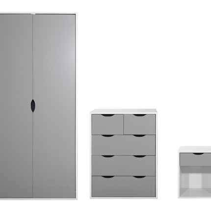 Alton - 3 Piece Bedroom Set 5 Drawer Chest