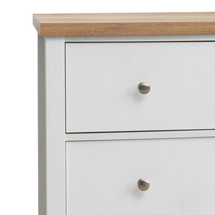 Astbury - 3 Piece Bedroom Set - 5 Drawer Chest - White