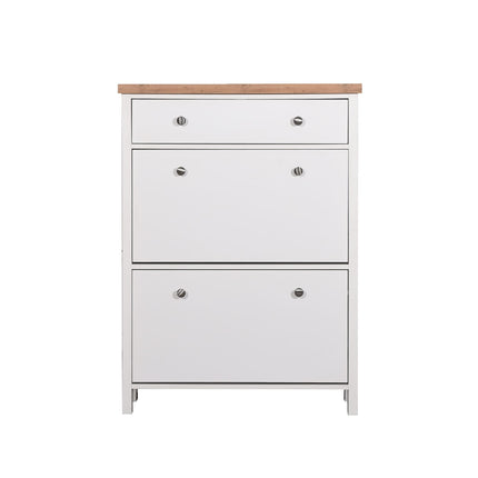 Astbury - 3 Tier Shoe Cabinet - White 