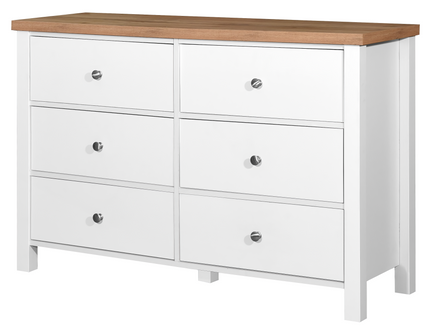 Astbury - 6 Drawer Chest - White