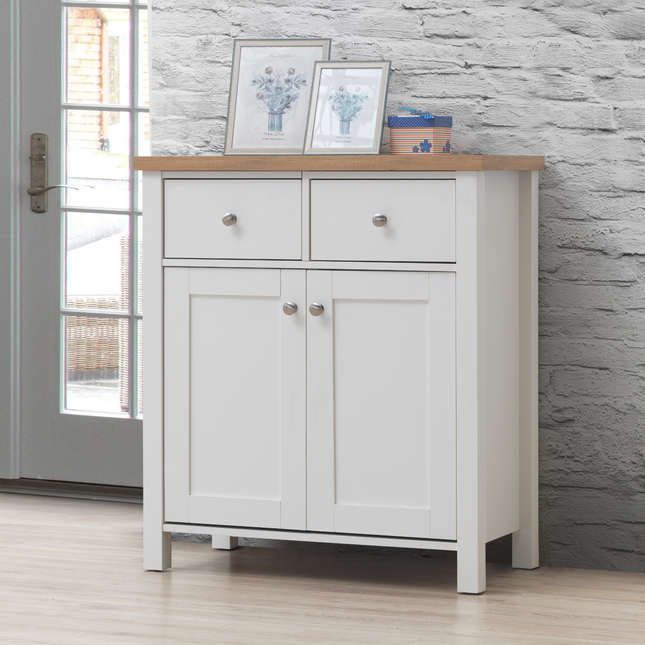 Astbury - Compact Sideboard - White
