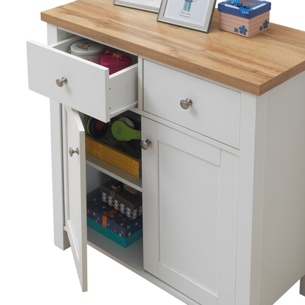 Astbury - Compact Sideboard - White