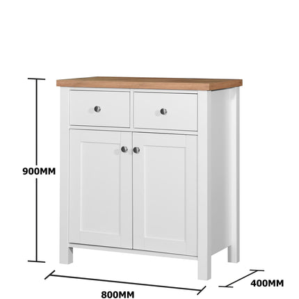 Astbury - Compact Sideboard - White