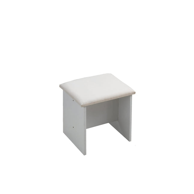 Astbury - Cushioned Stool White