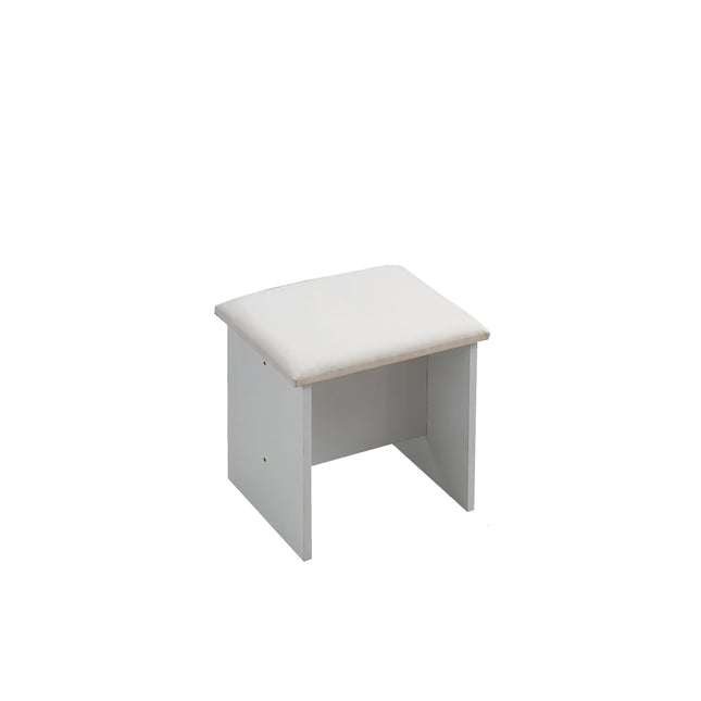 Astbury - Cushioned Stool White