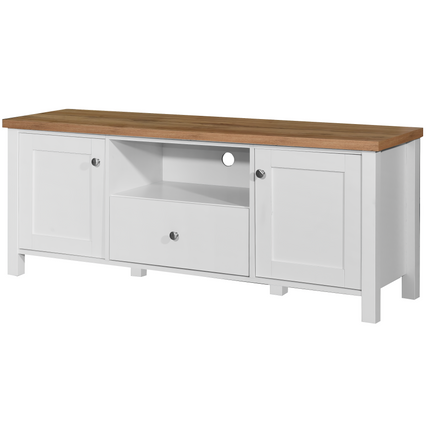 Astbury - TV Unit - 2 Doors & 1 Drawer - White