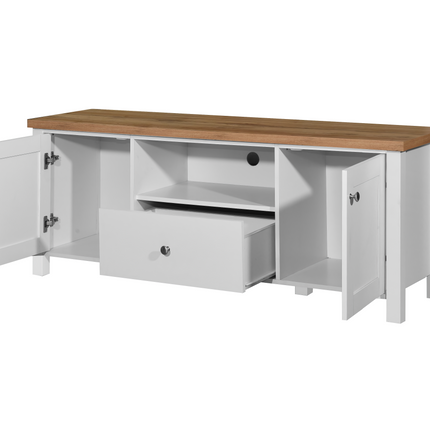 Astbury - TV Unit - 2 Doors & 1 Drawer - White