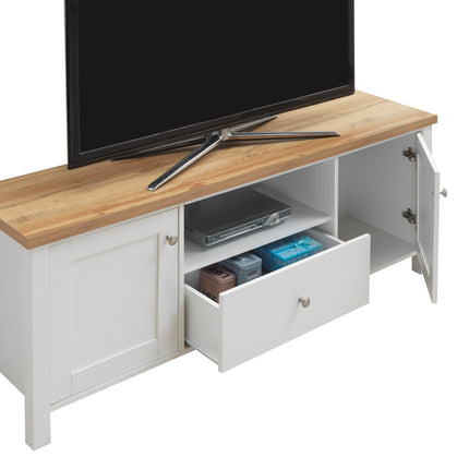 Astbury - TV Unit - 2 Doors & 1 Drawer - White