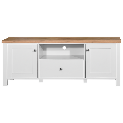 Astbury - TV Unit - 2 Doors & 1 Drawer - White