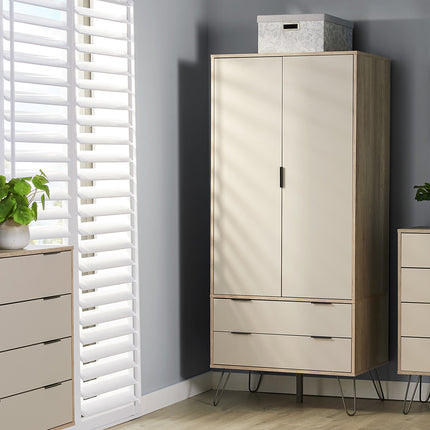 Augusta - 2 Door 2 Drawer Wardrobe