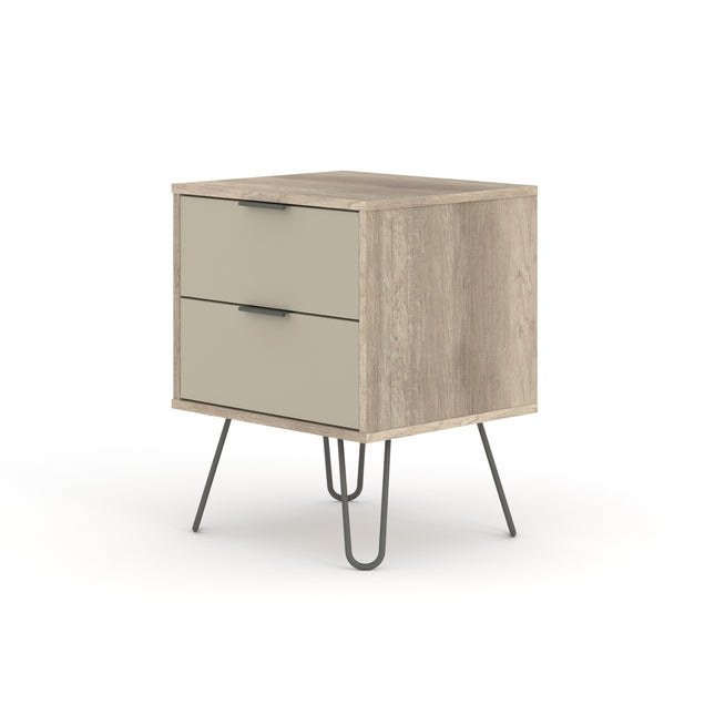 Augusta - 2 Drawer Bedside Cabinet