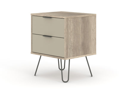 Augusta - 2 Drawer Bedside Cabinet
