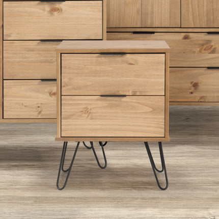 Augusta - 2 Drawer Bedside Cabinet