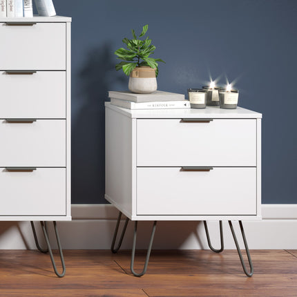 Augusta - 2 Drawer Bedside Cabinet