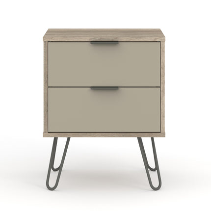 Augusta - 2 Drawer Bedside Cabinet