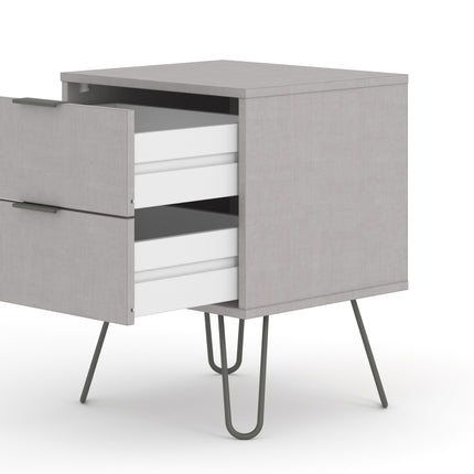 Augusta - 2 Drawer Bedside Cabinet