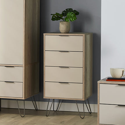Augusta - 4 Drawer Narrow Chest of Drawers