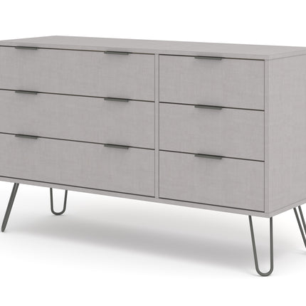Augusta - 6 Drawer Wide Chest of Drawers